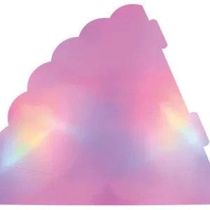 Metallic Geschwistertütenrohling irisierend rosa Expressversand