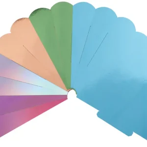 Schnäppchen Metallic Geschenktütenrohlinge 10 Stück sortiert
