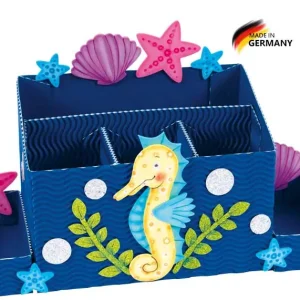 Letzte Chance Schreibtischbox Bastelset Seepferdchen