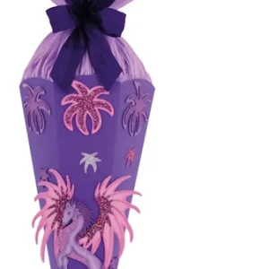 Billig Schultüten Bastelset Violet - Drache