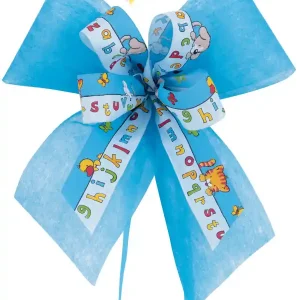 Heißes Angebot Schultütenschleife türkis mit Alphabet