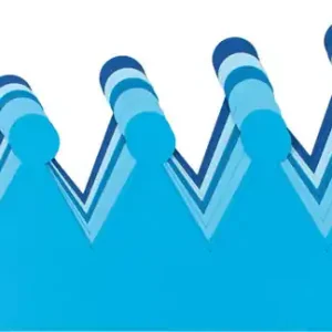 Knallerangebot Papierkronen Meerestöne