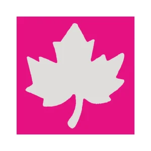 Motivstanzer Ahornblatt L, 33 mm Neu