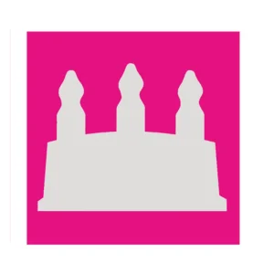 Schneller Versand Motivstanzer Kuchen M, 25 mm