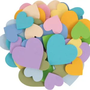 Herzen Pastelltöne, 40 Stück sortiert Schnäppchen