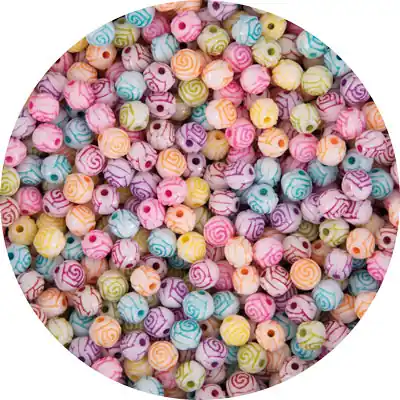 Preiswert Perlenmischung XL Rosen, 400 Stück