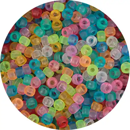 Perlenmischung XL gefrostet, 1000 Stück Gratis Versand