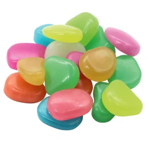 Neu Leuchtsteine XL 250 g (15 - 18 Stück)