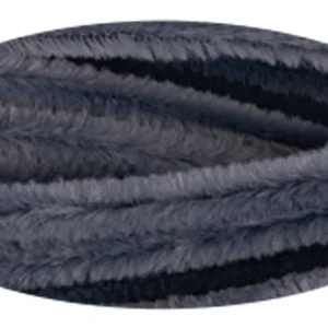 Echt Biegeplüsch grau, 10 Stück