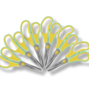 Zertifiziert Kinderschere Gripeeze gelb, 6 Stück, 14 cm