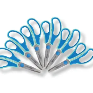 Hochwertig Kinderschere Gripeeze blau, 6 Stück, 14 cm