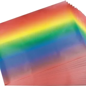 Billig Transparentpapier Regenbogen