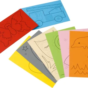 Top-Preis Ausnähkarten bunt, 50 Stück in 8 Motiven