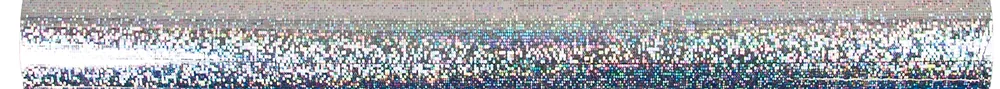 Hologrammfolie dots silber Neu
