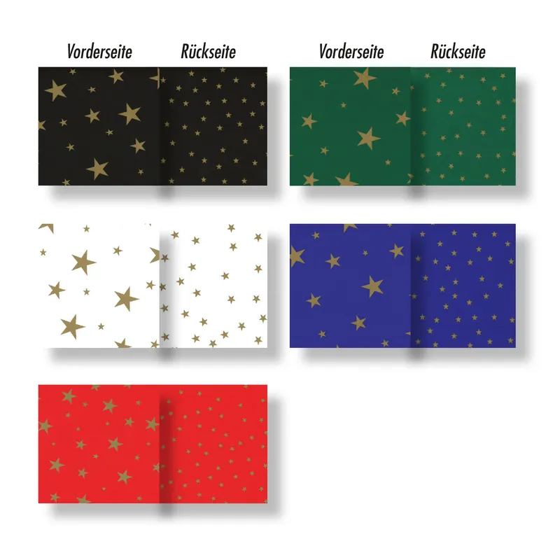 Ausverkauf Motivkartonsortiment Sternchen