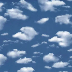 Laternenzuschnitt Wolken, 25 Bogen Kostenloser Rückversand