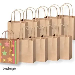 Papiertaschen natur, 20 Stück Im Trend