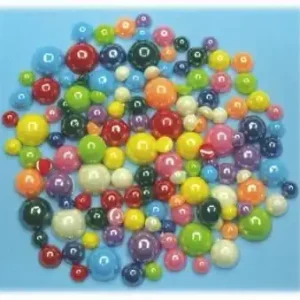 Schnäppchen Schmucksteineset Halbkugeln perlmutt