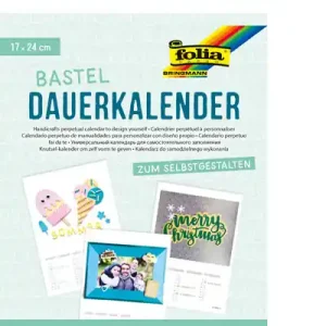 Sale Bastel Dauerkalender weiß