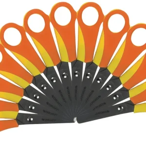 Kinderschere gelb/orange, 12 Stück Mega-Angebot