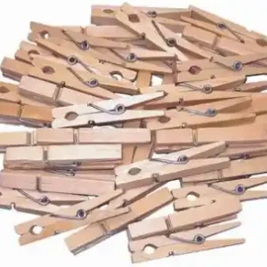 Top-Seller Bastelklammer natur, 50 Stück