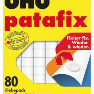 Neue Kollektion UHU patafix weiß, 80 Klebepads