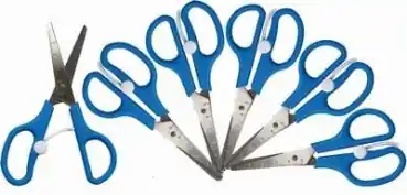 Sonderaktion Kinder Lernschere mit Feder 6 Stück