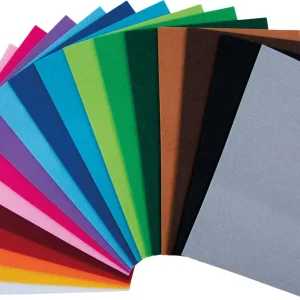 Bastelfilzsortiment 18 Stück sortiert Kostenfreie Lieferung