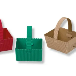 Osterkörbchen mit Henkel, 10 Stück sortiert Solange Der Vorrat Reicht