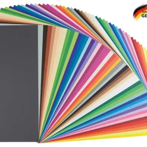 Letzte Chance Tonpapiersortiment 130 g/m², 50 Bogen