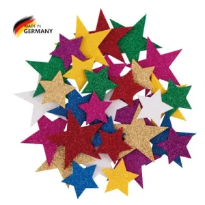 Glittersterne Intensivtöne, 32 Stück sortiert Online Kaufen