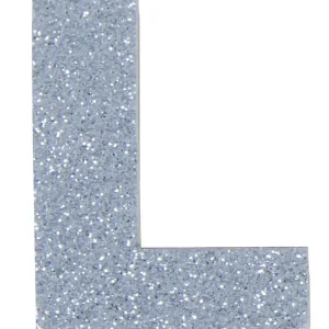 Mega-Angebot Glitterbuchstabe Maxi L silber