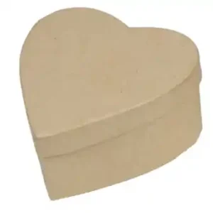 Pappbox Herz natur Heißes Angebot