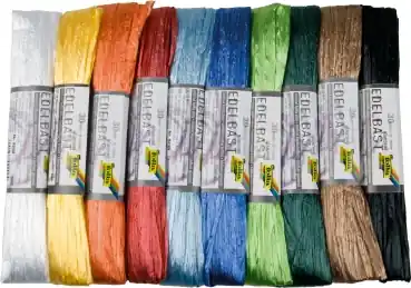 Edelbastsortiment glänzend, 10 x 30 m Hochwertig