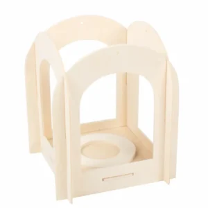 Laterne aus Holz, 5 teilig Im Trend