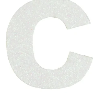 Beliebt Glitterbuchstabe Maxi C weiß