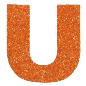 Jetzt Kaufen Glitterbuchstabe Maxi U mandarine