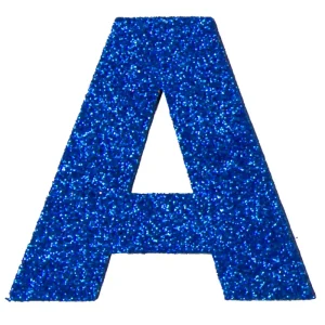 Saisonangebot Glitterbuchstabe Maxi A blau