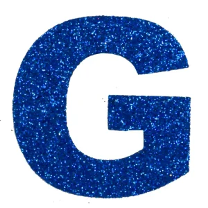 Preisknaller Glitterbuchstabe Maxi G blau