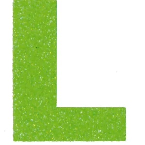 Top-Preis Glitterbuchstabe Maxi L apfelgrün