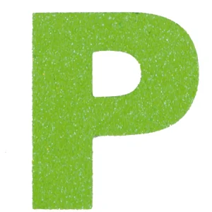 Glitterbuchstabe Maxi P apfelgrün Angebot