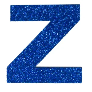 Glitterbuchstabe Maxi Z blau Versand Am Gleichen Tag