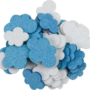 Glitterwolken 32 Stück sortiert Kostenloser Versand