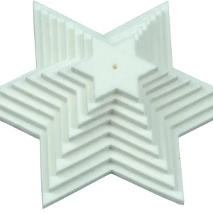 Sternenset weiß, 8-teilig, aus Moosgummi Limited Edition