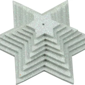 Top-Preis Glittersternenset weiß, 8-teilig, aus Moosgummi