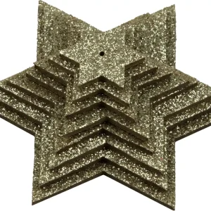 Mega-Angebot Glittersternenset gold, 8-teilig, aus Moosgummi