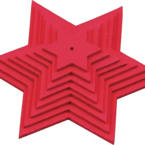 Sternenset rot, 8-teilig, aus Moosgummi Heißes Angebot