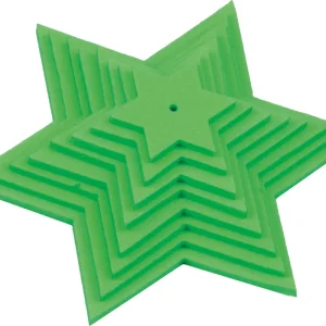 Bestseller Sternenset apfelgrün, 8-teilig, aus Moosgummi