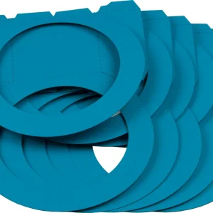 Laternenrohling rund groß türkis, 5 Stück Direkt Vom Hersteller