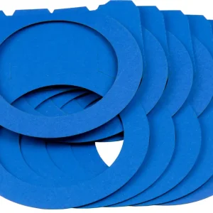 Günstig Laternenrohling rund groß königsblau, 5 Stück